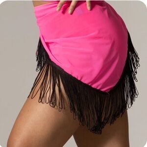 TIGER FRIDAY- Latina ballroom fringe wrap size CL-CXL